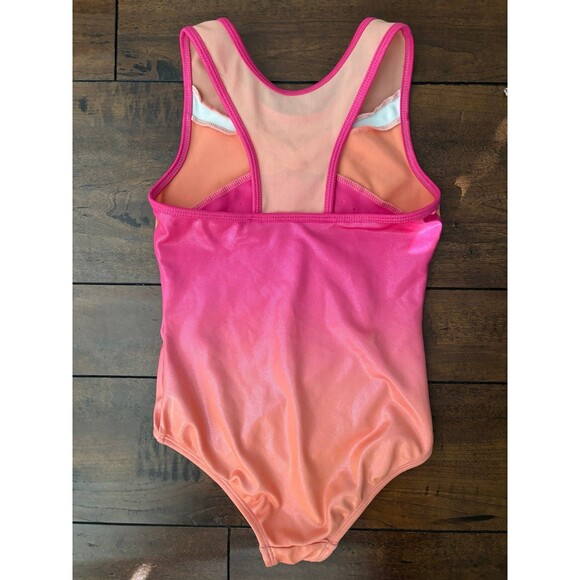 More than Magic Girls Orange and Pink Dance/Leotard Size 6X - Picture 3 of 6
